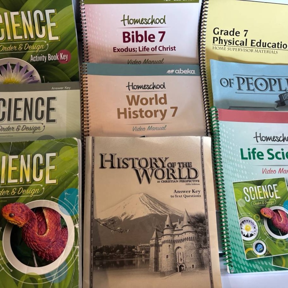 Partial 7th Grade Abeka Homeschool Curriculum